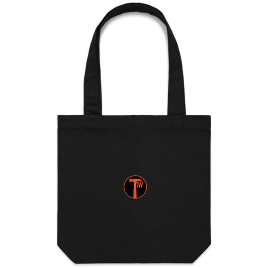 Tradease Workwear Printed in Melbourne Carrie - Canvas Tote Bag