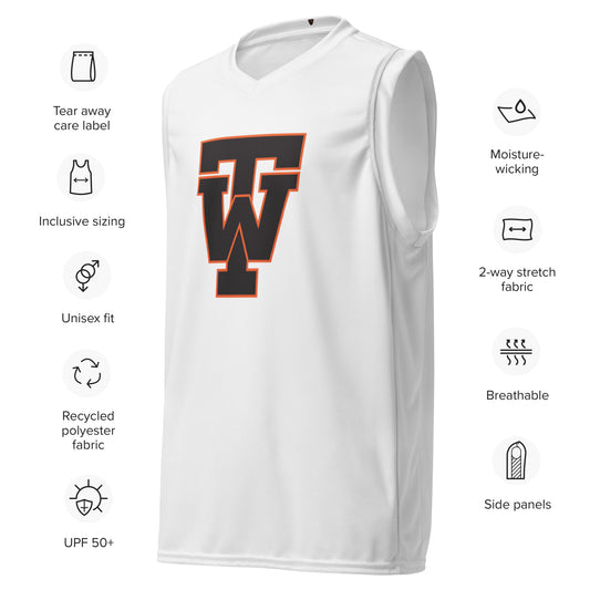 Custom TW Recycled unisex basketball jersey